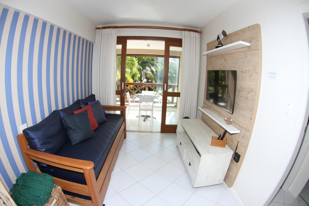 Apt Na Praia Do Forte Em Condominio Frente Mar! 외부 사진
